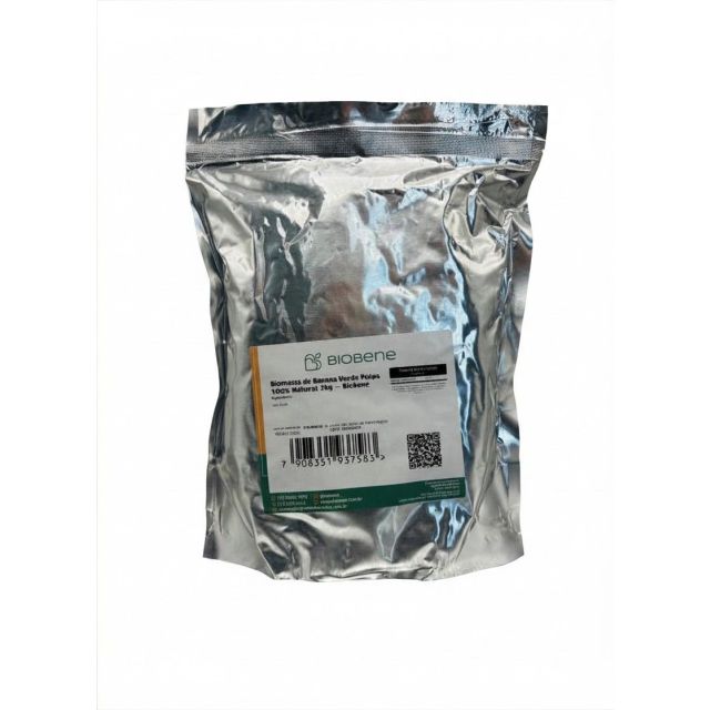 Biomassa de Banana Verde Polpa 100% Natural 2kg – Biobene